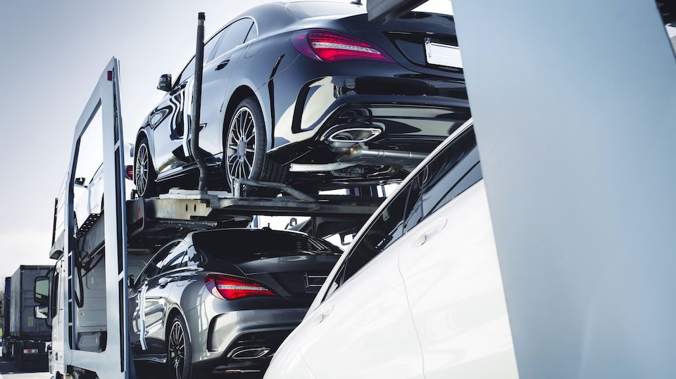 transporte de carros de luxo